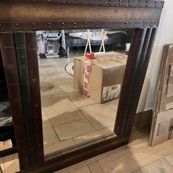 Book/Atlas Themed Accent Mirror