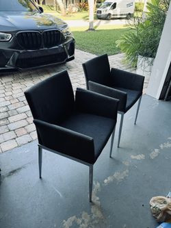 2 Modern Chairs