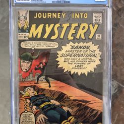 Journey Into Mystery #91 (1963) CGC 5.5 — Loki Cover; Stan Lee & Steve Ditko