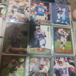 Full Binder Of Football Cards 