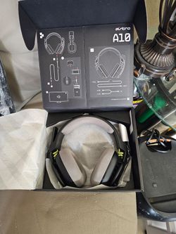 Brand new Logitech G Astro A10 Gen 2 Cross-Platform Wired Gaming Headset for PlayStation 5/4, Xbox S|X, Nintendo Switch, PC: 3.5mm Headphone Jack, 32m