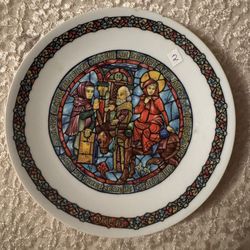 #2.  Religious Christmas Plate