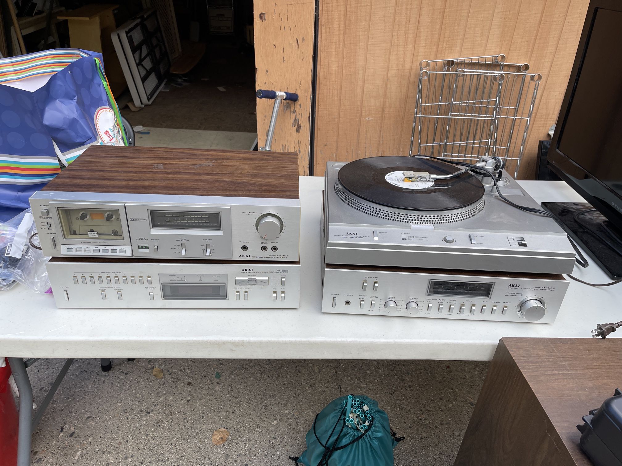 Vintage Akai Stereo System