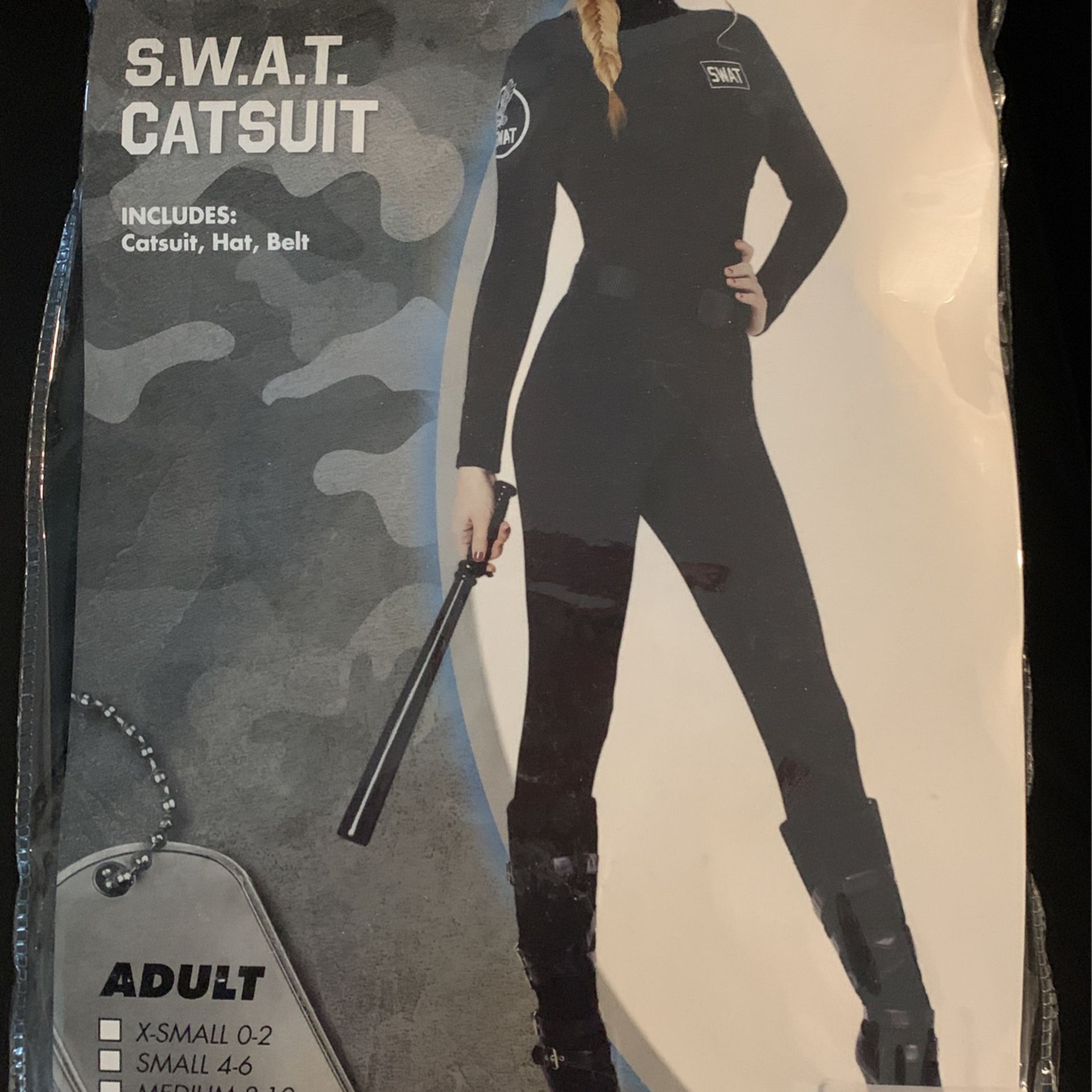 Adult SWAT Catsuit Costume