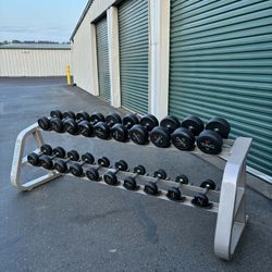 Dumbbells and Rack