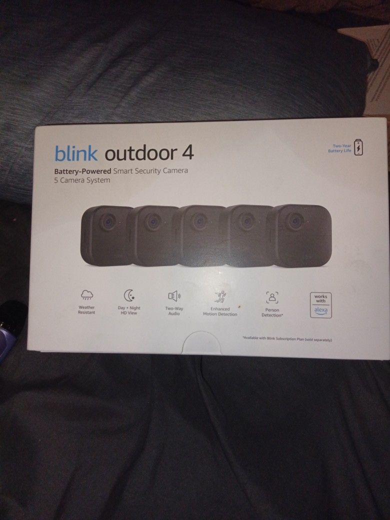 Amazon Blink Outdoor 4 5 Camera Set