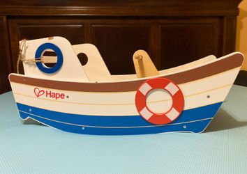 Hape High Seas Wooden Rocking Ride-onAges 12 Months+