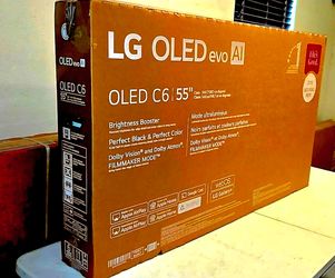 New 55 Inch LG Oled LG C6 Smart TV 4K UHD with 165 Hz refresh rate. Brand new in the box.