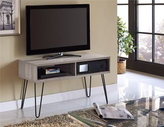 Altra Owen 42" Retro TV Stand, Sonoma Oak/Gunmetal Gray
