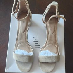 Brand New Light Brown Heeled Sandals