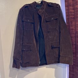 Velvet Cargo Jacket