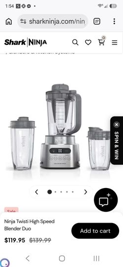 Ninja twist 1500 watt duo blender