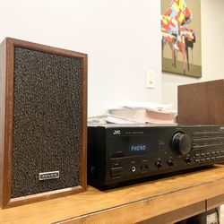 1980’s JVC Audiophile Bluetooth Stereo System + Speakers 🔊 