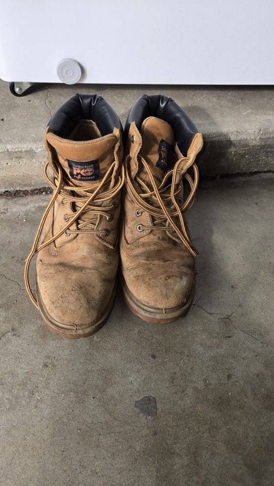 Used Timberland Work Boots