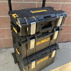 Dewalt tool boxes 3 PCs