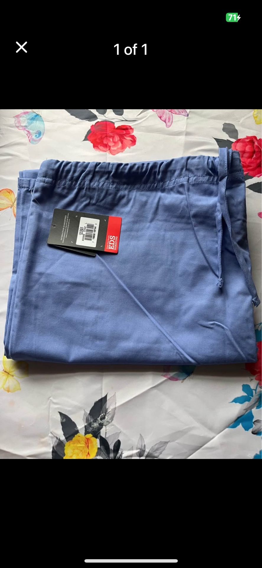 NWT Light Blue Large Dickies Scrub Pants