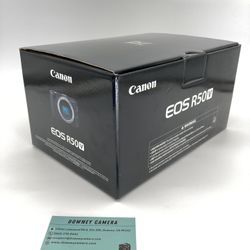 Canon R50 V Camera 