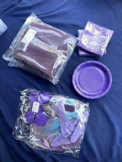 Purple Party/Wedding Supplies 
