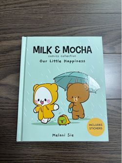 Milk Mocha Bear book and stickers