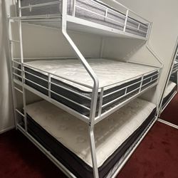 Triple Bunk Bed Twin/Full/Queen 