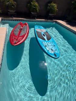 Two Paddle Boards - Lifetime - with Paddles