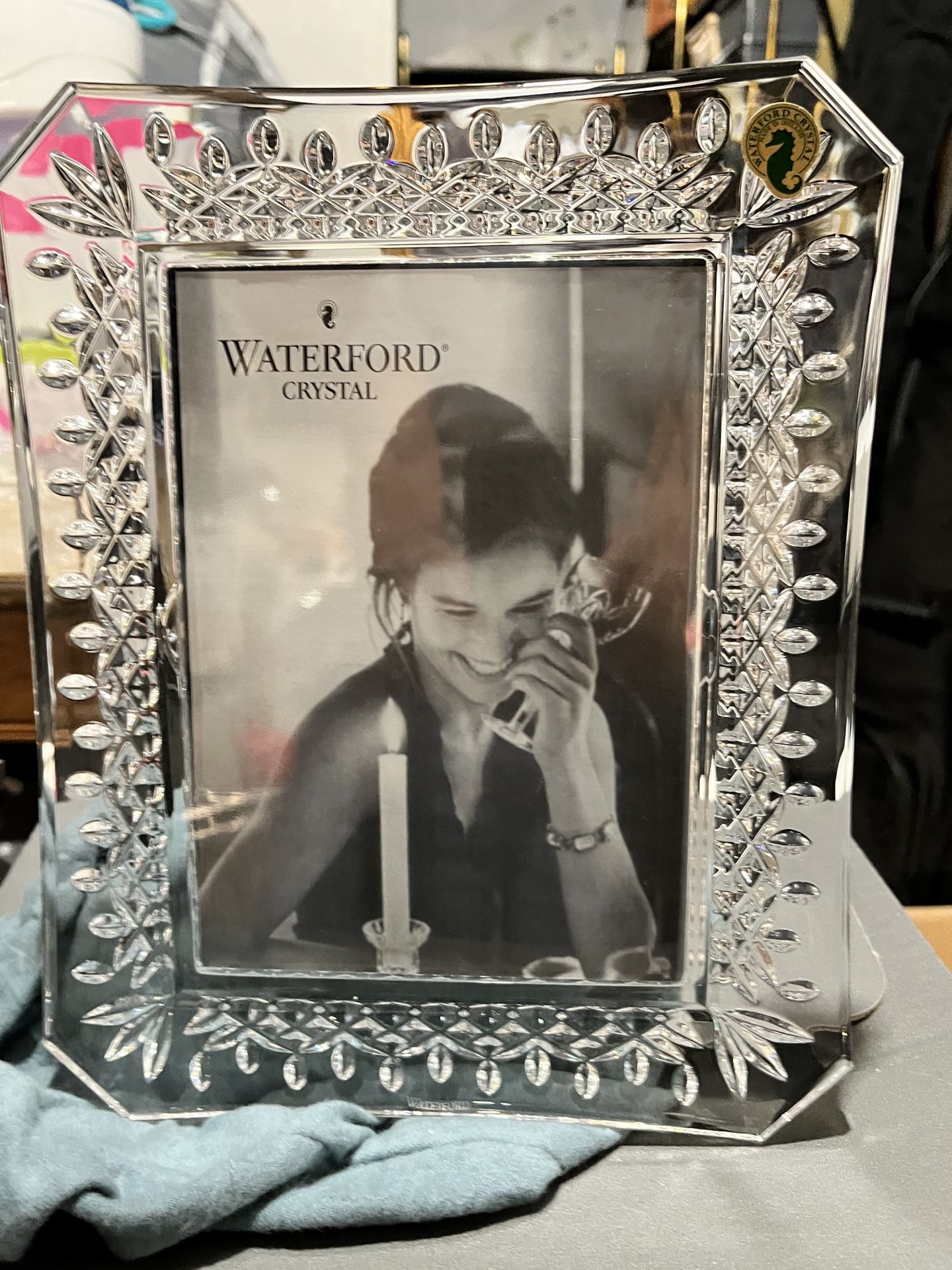 G11-Waterford Crystal Picture Frame NEW 8x10