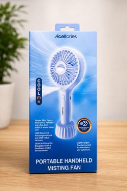 ❄️ Beat The Heat Anywhere! Portable Handheld Misting Fan 💨💦
Viral Description
Stay cool anytime, anywhere with this powerful Portable Handheld Misti