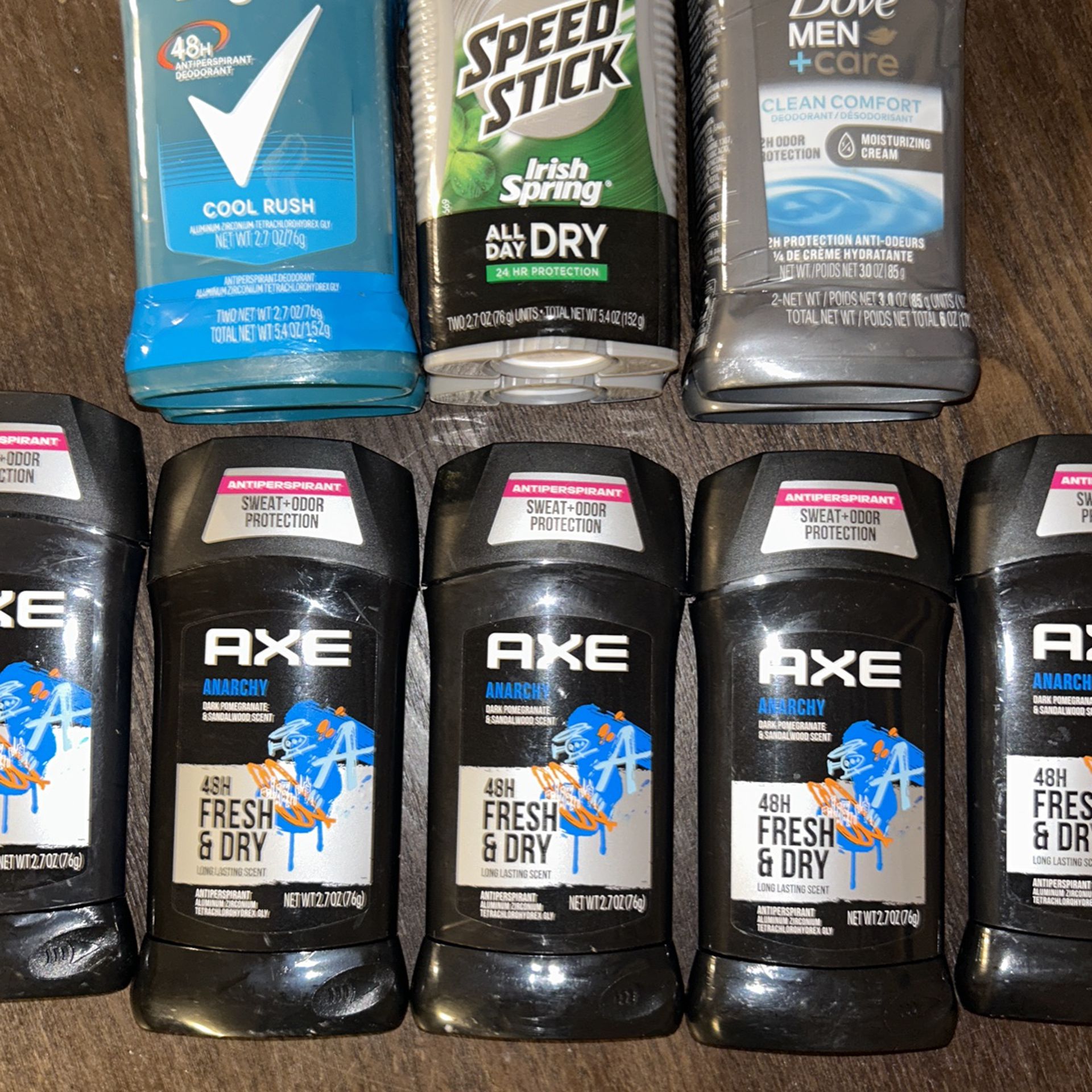 LOT OF 11 BRAND NEW NEVER USED MENS DEODORANT 