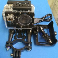 Black 1080 Sports Action Camera