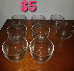 8 glass bowls for $5