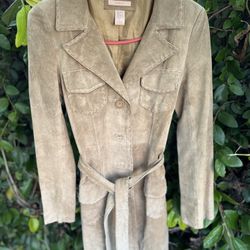 90s Vintage Suede Leather Jacket