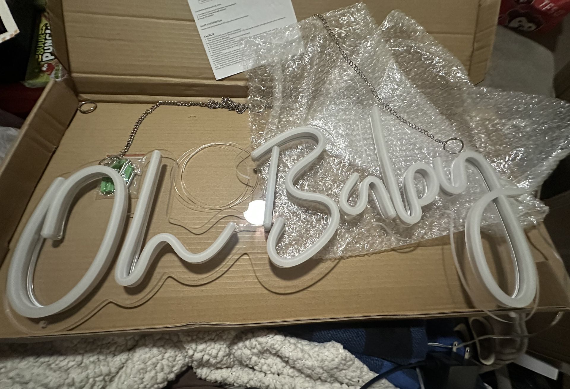 New Oh Baby Neon Sign