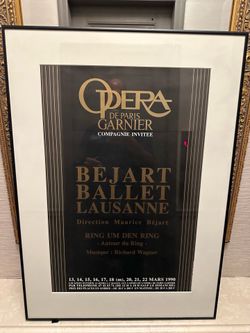 1990 Opéra de Paris Garnier poster