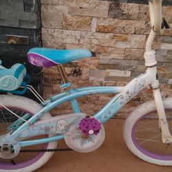 Girls Frozen Themed Bicycle 