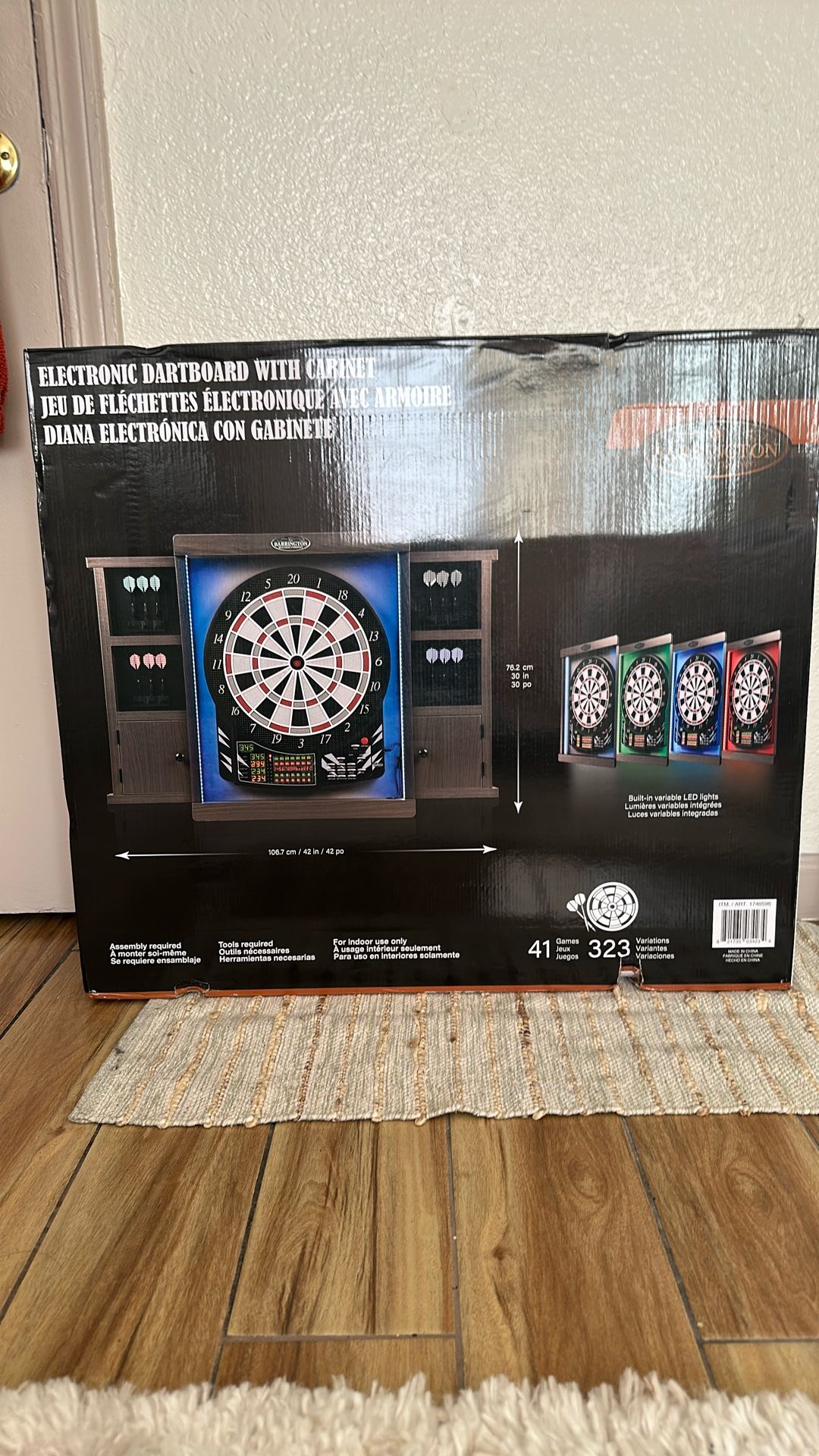 Electric Dartboard With Cabinet