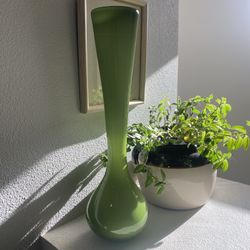 Large MCM Style Glass Vase