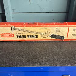 Craftsman Torque Wrench 