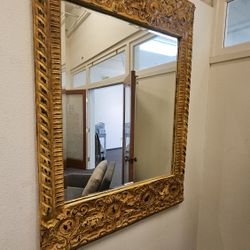 Vintage Tin Mirror
