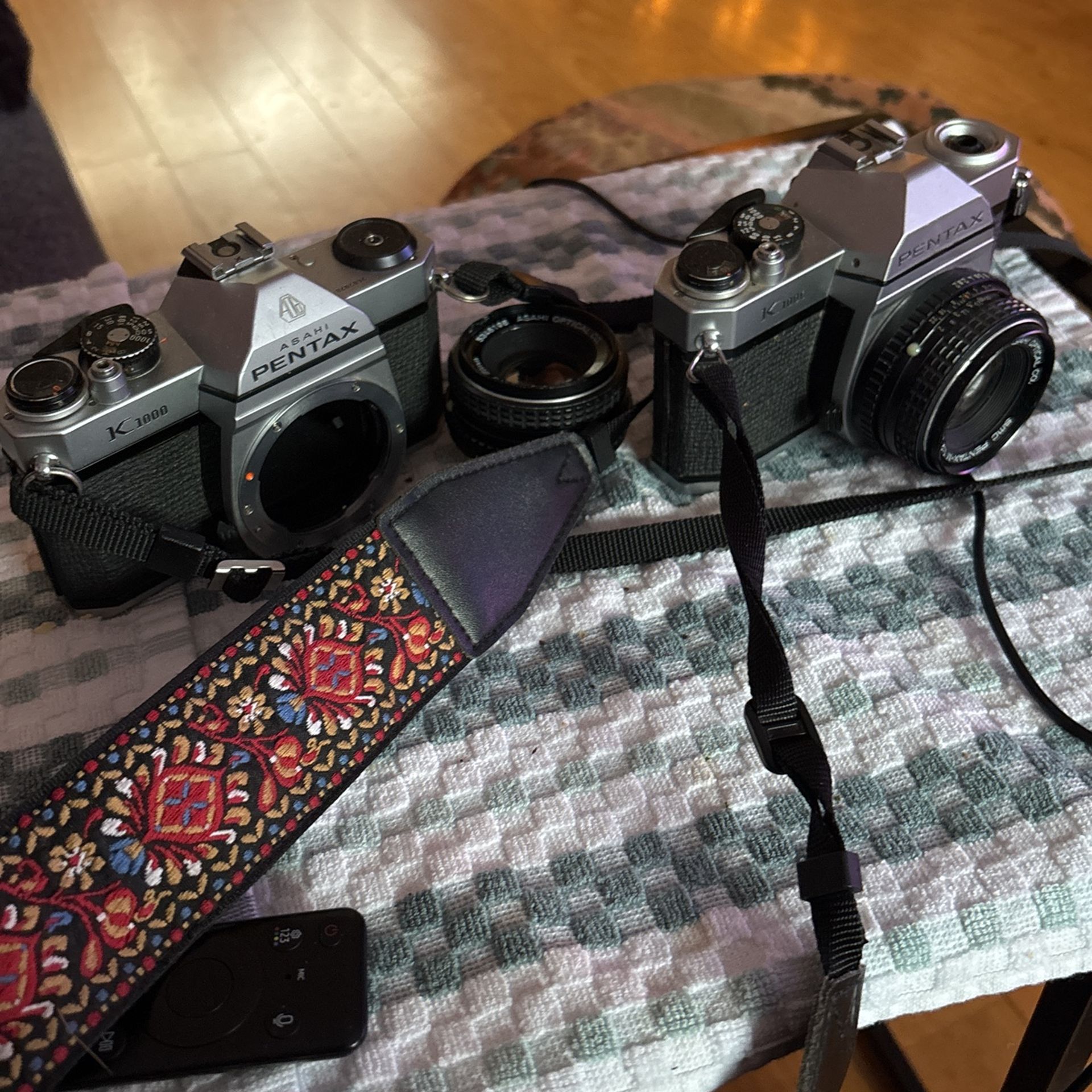 2 Pentax Cameras (for Parts)