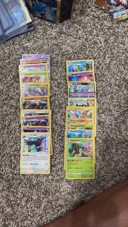 20 holo Pokémon cards