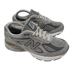New Balance 990 V4 Womens Size 8 D Running Shoes W990GL4 Gray Suede Made In USA