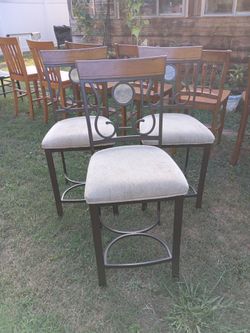 3 Tall chairs
