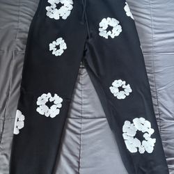 Denim Tears Black Sweatpants Size S 