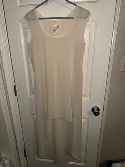 High Low See-Through Dress