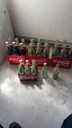 Vintage Coca-Cola Glass Bottle Collection w/ Original Carriers – Clovis Rodeo