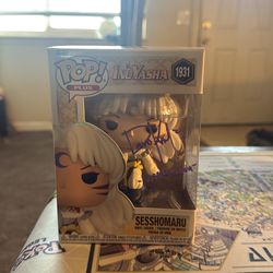 Sesshomaru Funko Pop Signed