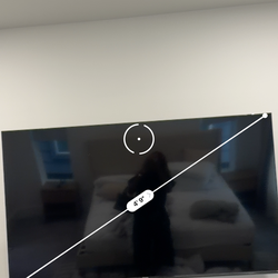 58” Hisense Smart TV with remote