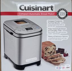NEW IN BOX Cuisinart Compact Automatic Bread Maker (Model CBK-110P1)