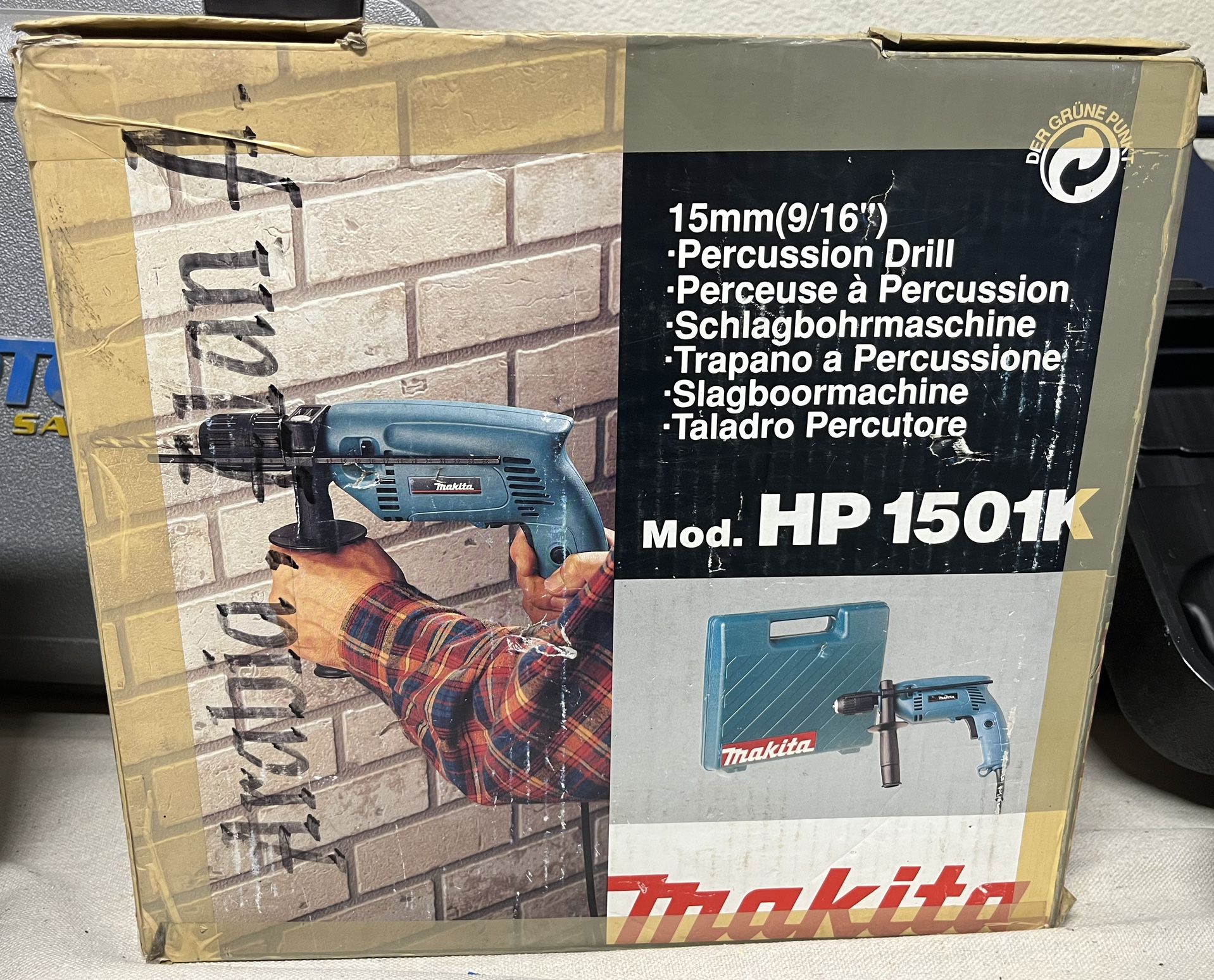 Makita HP 1501K Percussion Drill 