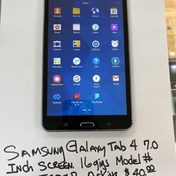 Samsung Tab 4 7.0 Inch Tablet Good For kids 